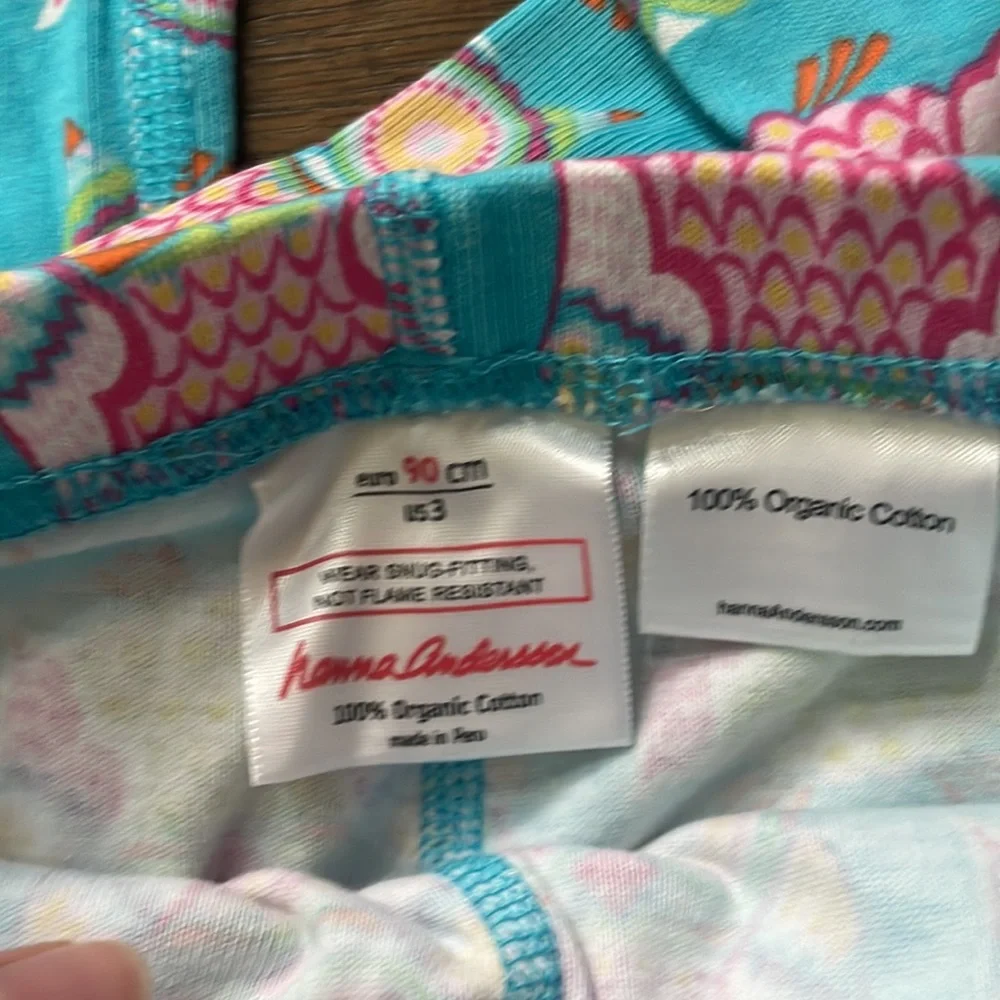 Hanna Andersson Owl long John pajamas